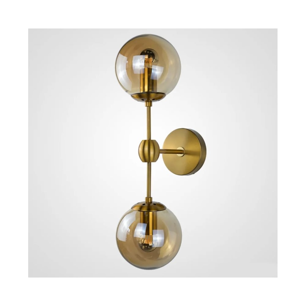 Изображение товара Бра IMPERIUMLOFT Modo Sconce 2 Globes Gold 84999-22