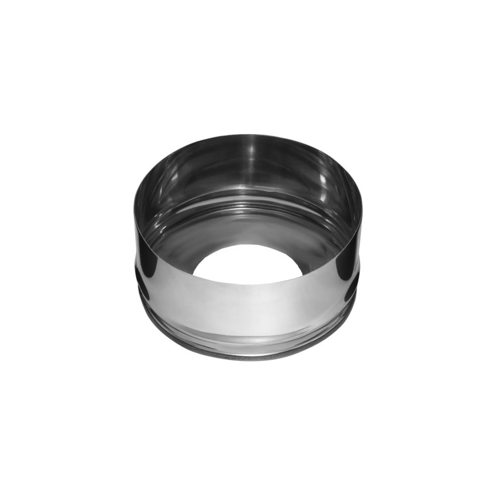 Изображение товара Заглушка с отверстием Ferrum 430 0.5 мм ф150x250 мм нержавеющая сталь