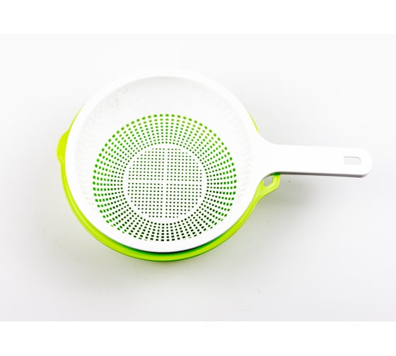 Изображение товара Двойной дуршлаг ПОЛИМЕРБЫТ диаметр 190 4384300