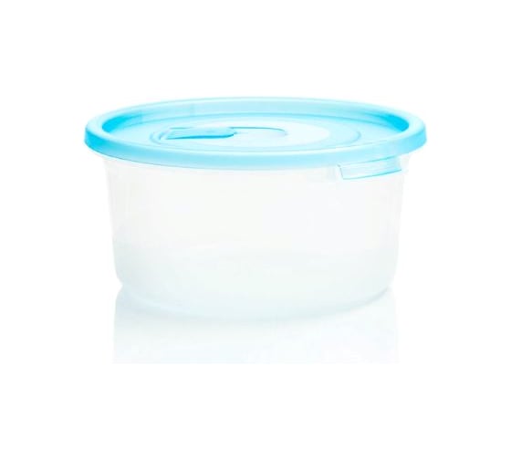Изображение товара Круглый контейнер с клапаном ПОЛИМЕРБЫТ СМАЙЛ 0.8л СВЧ 4352100
