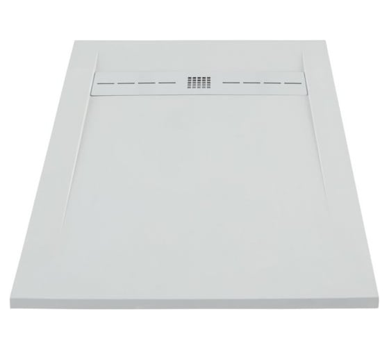 Изображение товара Поддон Aquanet 009 Delight NEW литьевой, 1400х800х30 мм, крышка из нерж, белый камень 00255443