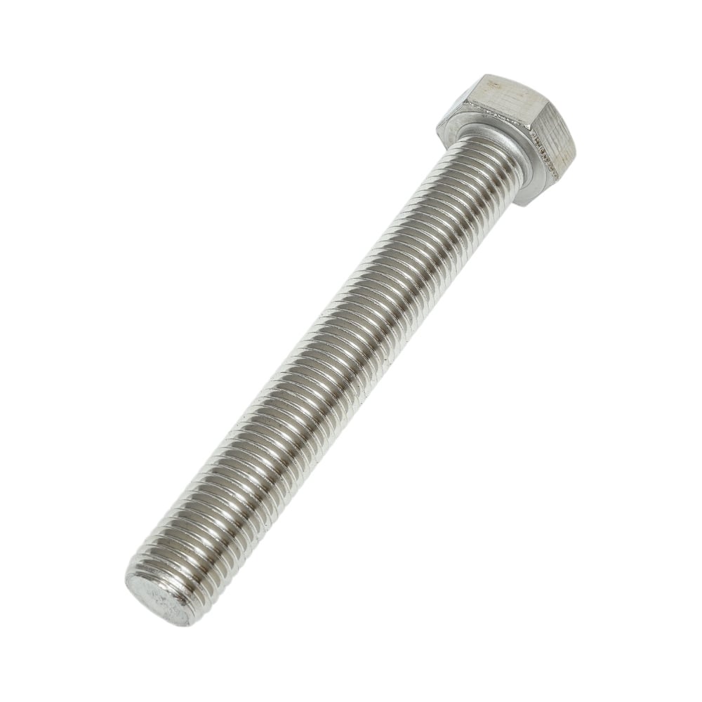 Изображение товара Болт Море-Метизов DIN 933 А2 M20x140 мм 10 шт прочный и устойчивый к коррозии