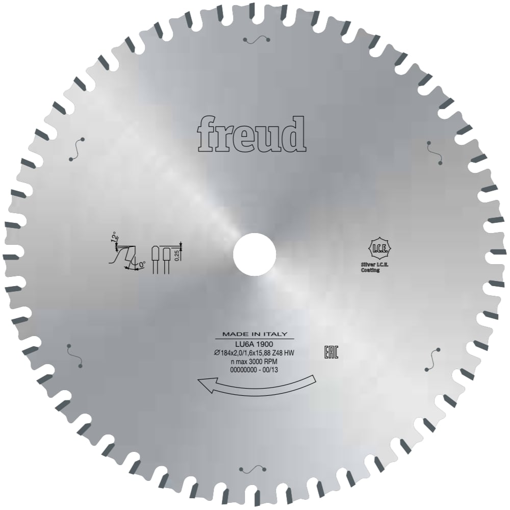Изображение товара Дисковый пильный диск по металлу Freud Z30 HM Lu6A 160 мм 30 зубьев
