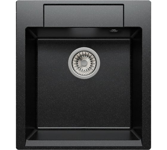Изображение товара Кухонная мраморная мойка Polygran Argo-460 черный №16