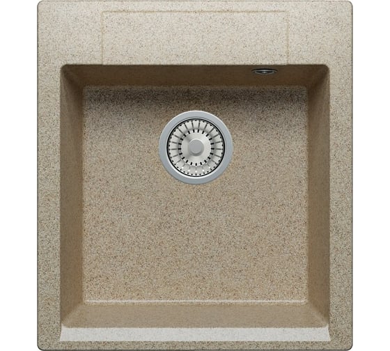 Изображение товара Кухонная мраморная мойка Polygran Argo-460 песочный №302