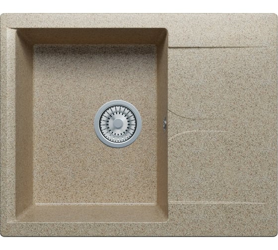 Изображение товара Кухонная мраморная мойка Polygran Gals-620 песочный №302