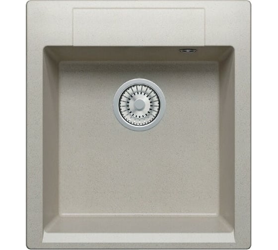 Изображение товара Кухонная мраморная мойка Polygran Argo-460 серый №14