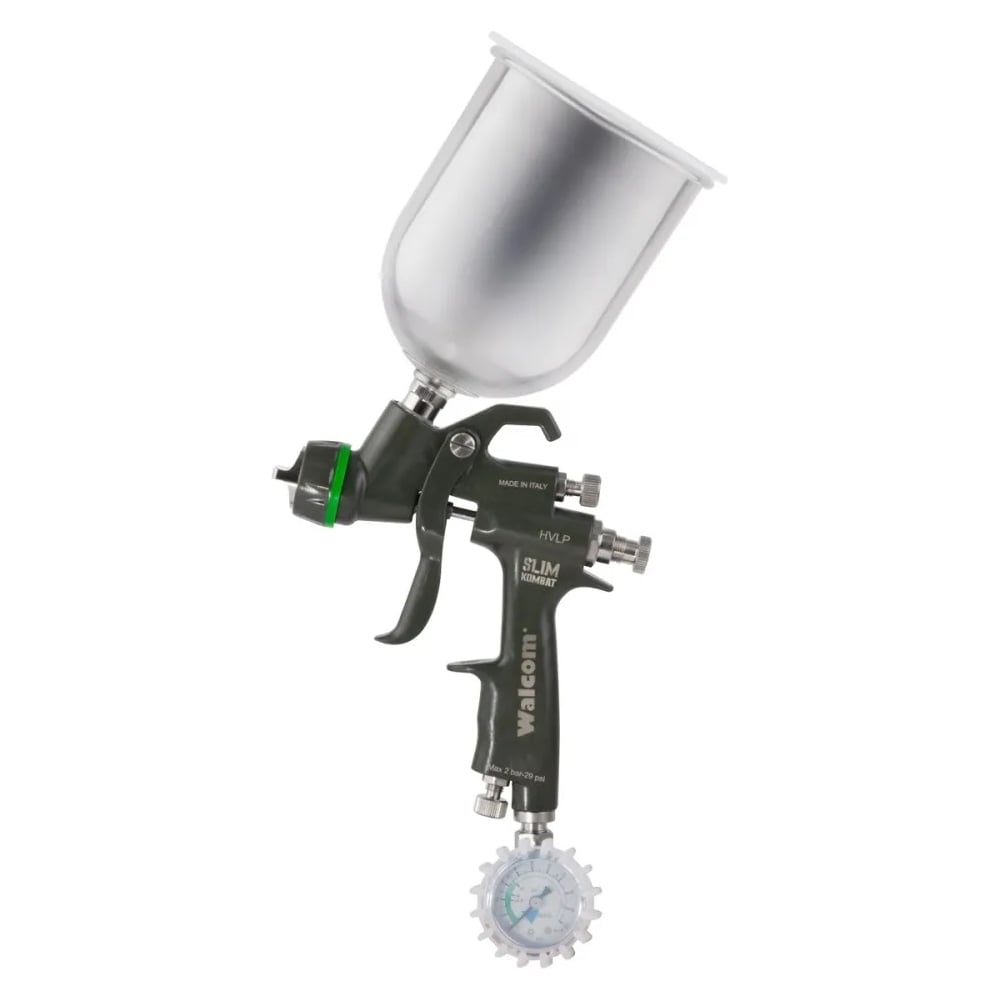 Изображение товара Краскораспылитель WALCOM Slim Kombat HTE верхний пластиковый бачок 0,68 л