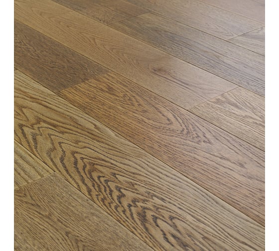 Изображение товара Инженерная доска ALLORO от 400 до 1500x155x13 мм, Дуб Натуральный Светло-Коричневый лак, 1.86 кв.м 220933