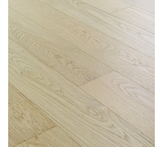 Изображение товара Инженерная доска ALLORO от 400 до 1500x155x13 мм, Дуб Натуральный Бледно-Бежевый лак, 1.86 кв.м 220929