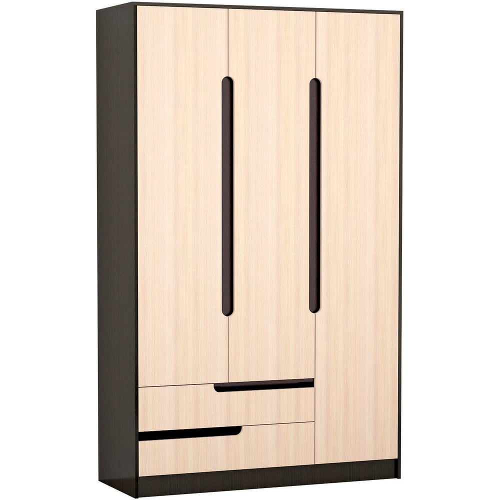 Изображение товара Шкаф Арника Гавана 3-створчатый из ЛДСП дуб молочный для дома и офиса