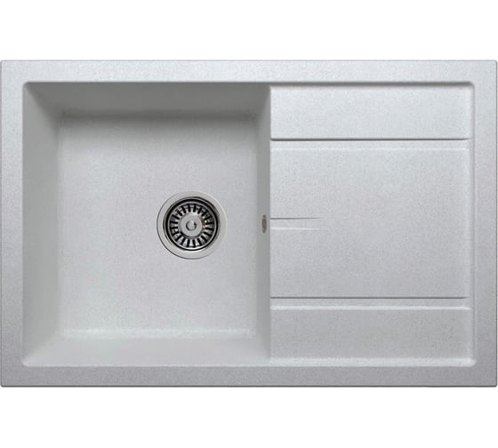 Изображение товара Кварцевая кухонная мойка Tolero, цвет серый металлик R-112 №701