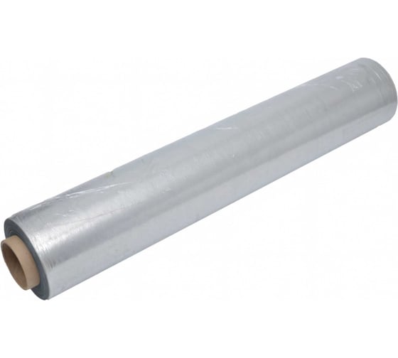 Изображение товара Стрейч пленка второй сорт ПАКПОЛИМЕР серая 500мм 1200гр 23мкм