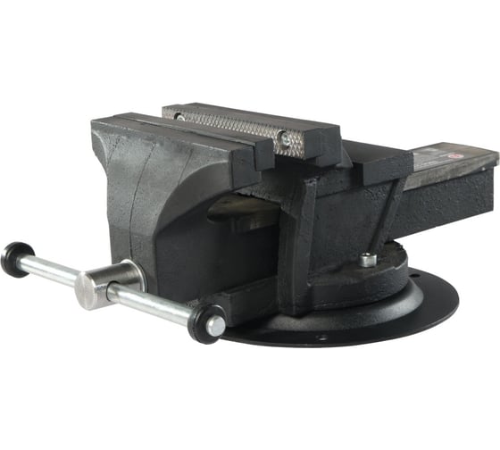 Изображение товара Поворотные слесарные тиски с наковальней Калибр ТПСН-150И 150 мм 00000075596