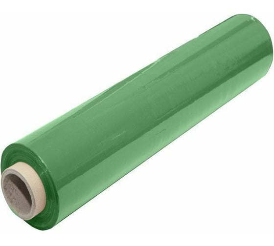Изображение товара Стрейч пленка первый сорт ПАКПОЛИМЕР зеленая 500мм 1700гр 23мкм