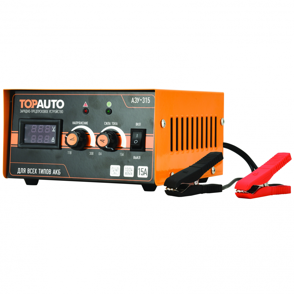 Автоматическое предпусковое зарядное устройство для 12/24В-АКБ TopAuto пуско зарядное устройство general motors