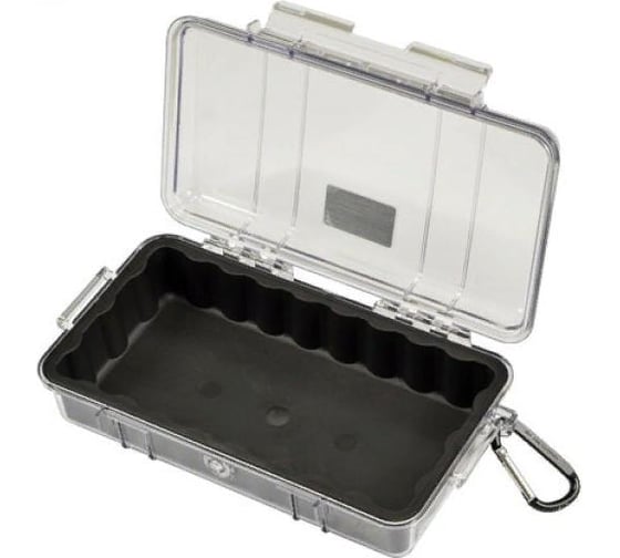 Изображение товара Защитный кейс Pelican 1060 черный с прозрачной крышкой 1060-025-100E
