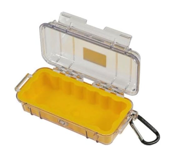 Изображение товара Защитный кейс Pelican 1030 желтый с прозрачной крышкой 1030-027-100E