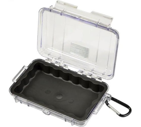 Изображение товара Защитный кейс Pelican 1040 черный с прозрачной крышкой 1040-025-100E