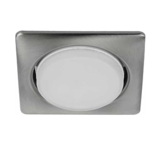 Изображение товара Светильник под лампу ЭРА KL71 SN Gx53 квадр.,220V, 13W,сатин никель (40/1120) Б0017634