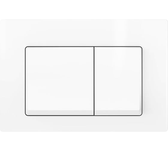 Изображение товара Кнопка смыва GROSSBERG D008 цвет-белый для инсталляций AJ100/AJ106 D008-белый