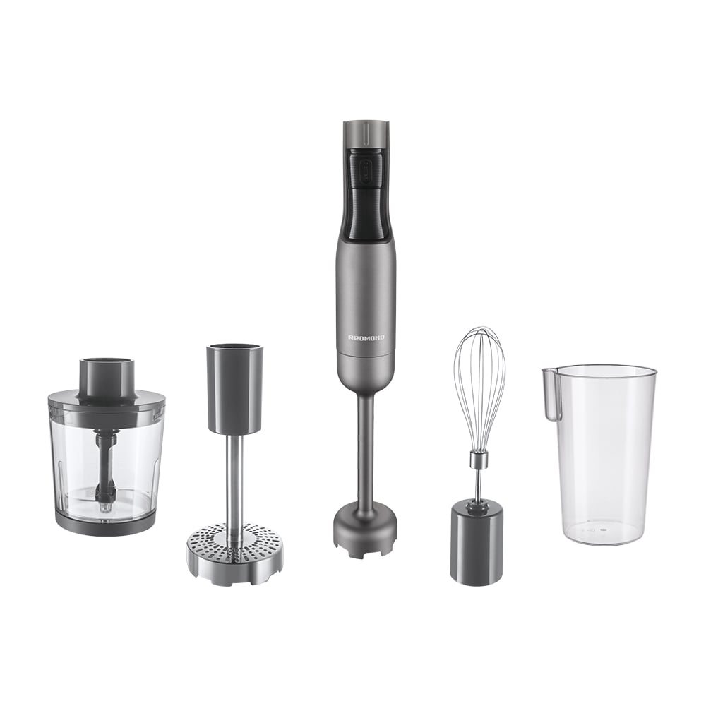 Изображение товара Погружной блендер Redmond BH403 мощность 1500 Вт с дисплеем и насадками