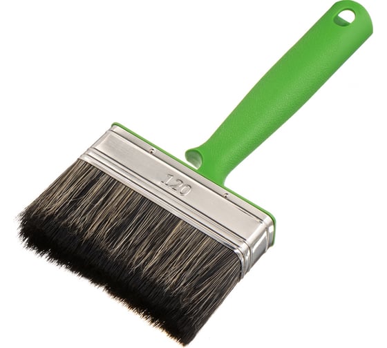 Изображение товара Плоская кисть для работ по дереву Мелодия цвета смешанная щетина С7 120х35мм 267121