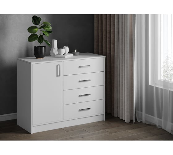 Изображение товара Комод большой Арника Катрин 6, белый 00-00028772