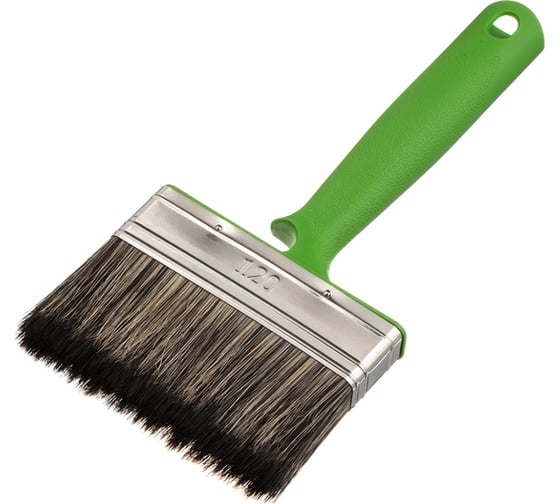 Изображение товара Плоская кисть для работ по дереву Мелодия цвета смешанная щетина С7 120х25мм 267120