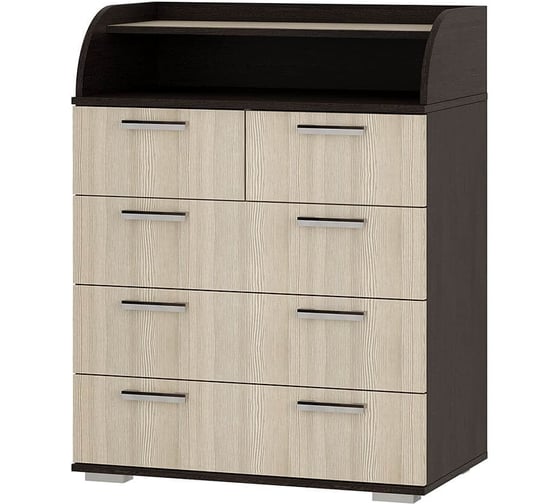 Изображение товара Комод высокий Арника Стандарт 1 NEW, венге/лоредо Т0018104
