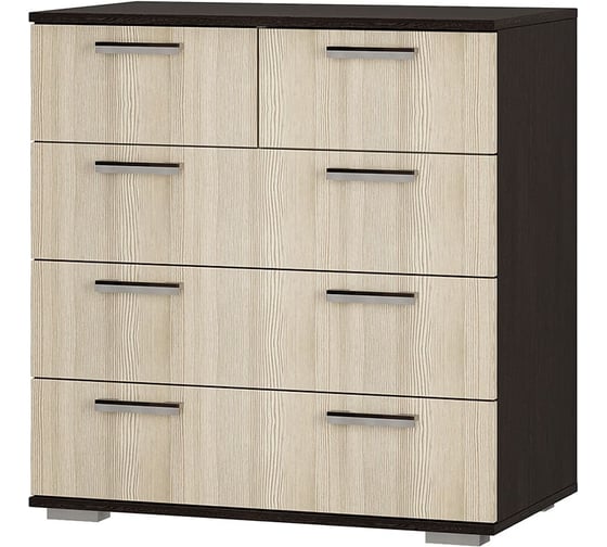 Изображение товара Комод высокий Арника Стандарт 5 NEW, венге/лоредо Т0018055