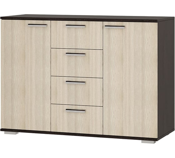 Изображение товара Комод длинный Арника Стандарт 2 NEW, венге/лоредо Т0018054