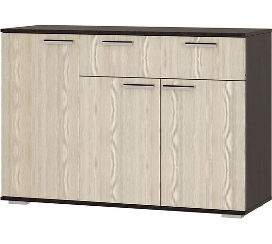 Изображение товара Комод длинный Арника Стандарт 4 NEW, венге/лоредо Т0018011