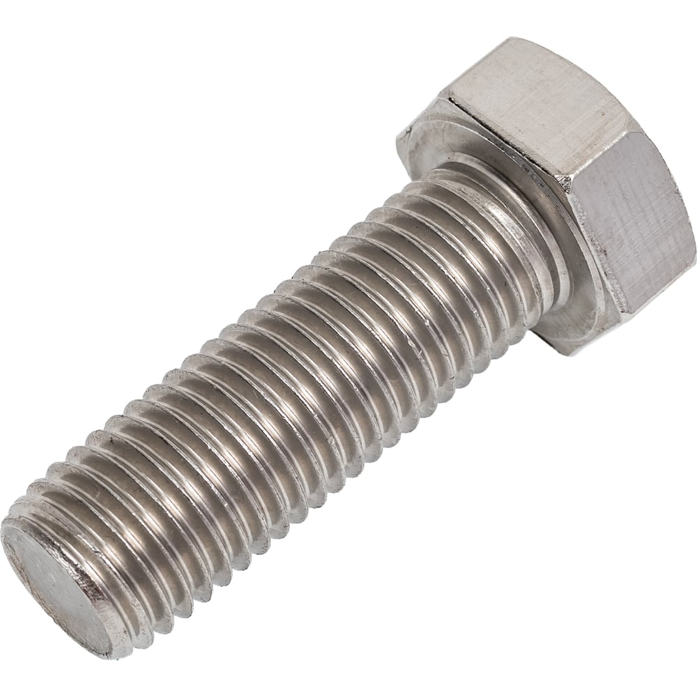 Изображение товара Болт Море-Метизов DIN 931 А2 M20x60 мм, 10 шт - крепеж из нержавеющей стали