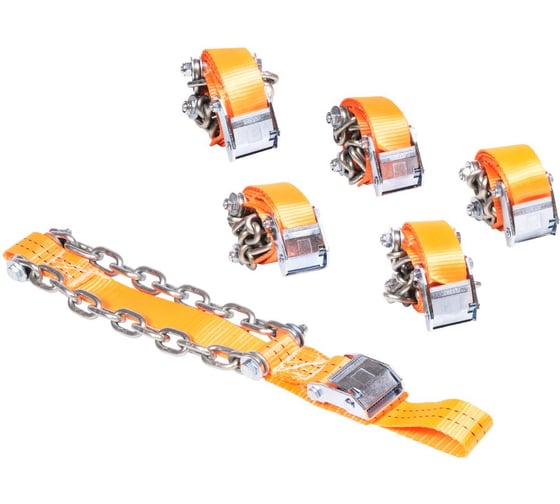 Изображение товара Комплект браслетов противоскольжения для а/м Газель в сумке АвтоDело R16-R17, 6 шт. 43139 15905