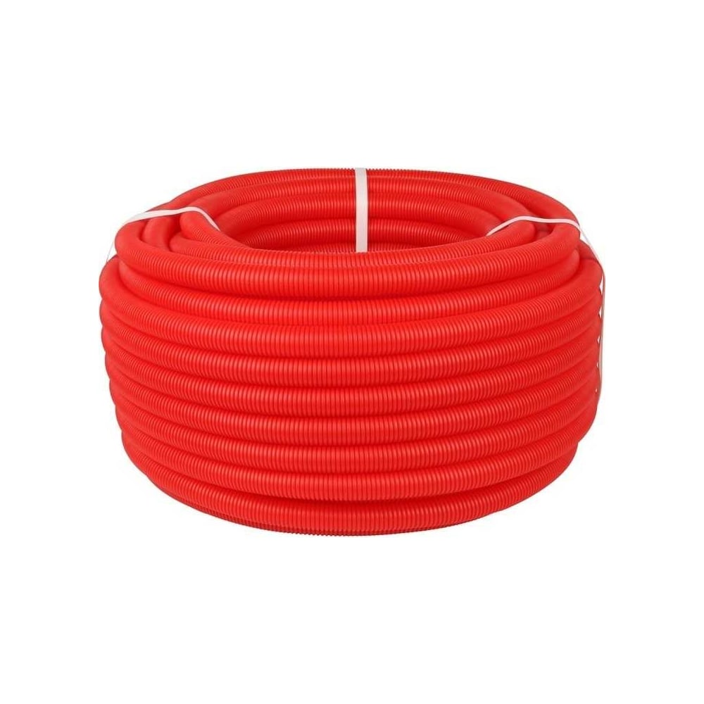 Изображение товара Гофрированная труба Hoobs d 20 20x25 красная длина 50 м HB-PEGF-2025RED