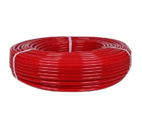 Изображение товара Труба из сшитого полиэтилена HoobsPEXa/EVOH 16x2.0, цвет красный, бухта 100 м HB-PEXEV-1620100-P