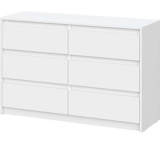 Изображение товара Комод Арника Айден КМ06-1200, белый 00-00137139