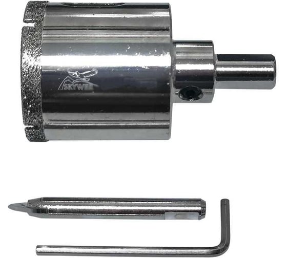 Изображение товара Сверло алмазное по кафелю, стеклу, граниту, керамограниту 110 мм SKYWER SK-SAHGRNT110