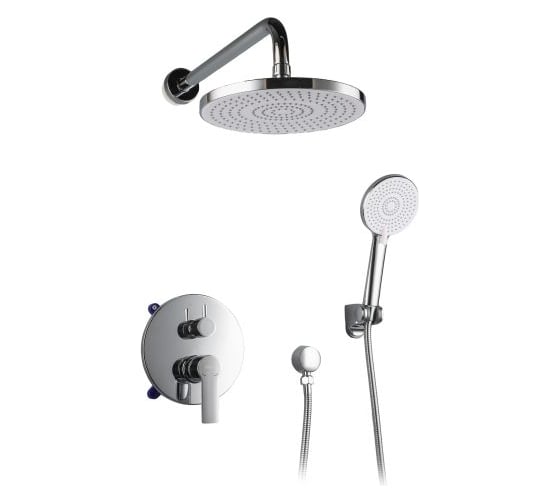 Изображение товара Встраиваемая система для душа Avapax Rhein латунь, D35, хром AP06192C