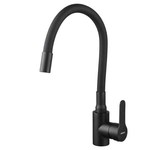 Изображение товара Смеситель для кухни Avapax Elbe сталь SUS 304, D35, черный AP01274B