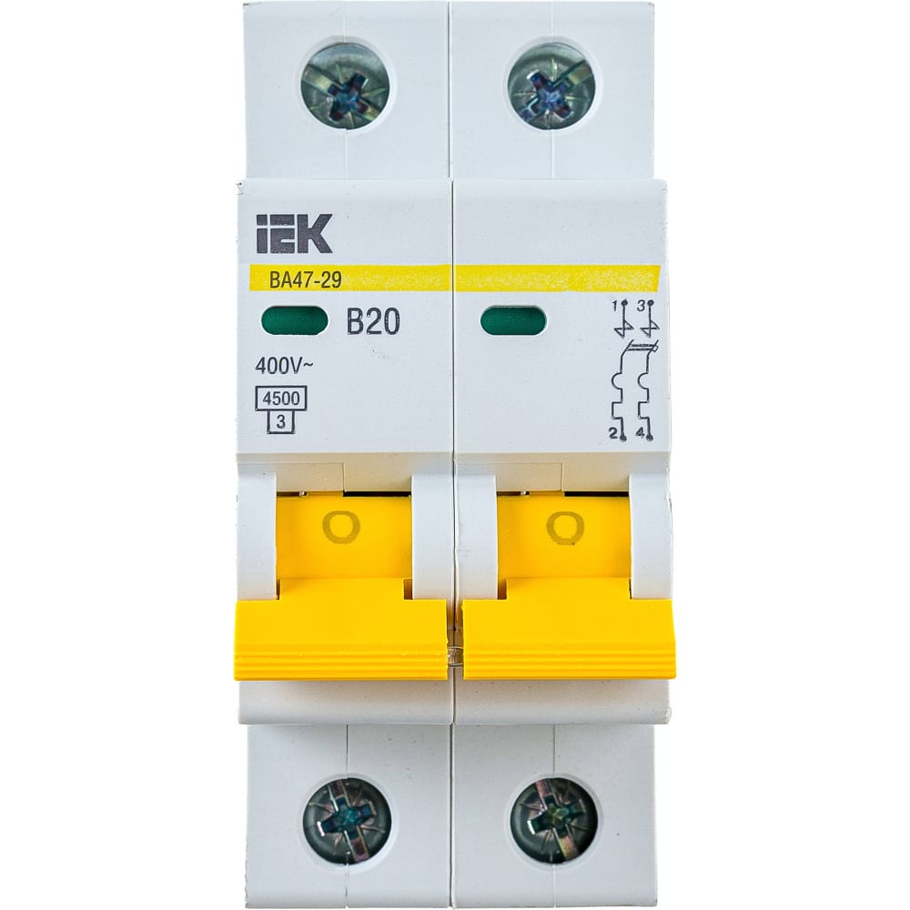 Автоматический выключатель IEK - MVA20-2-020-B