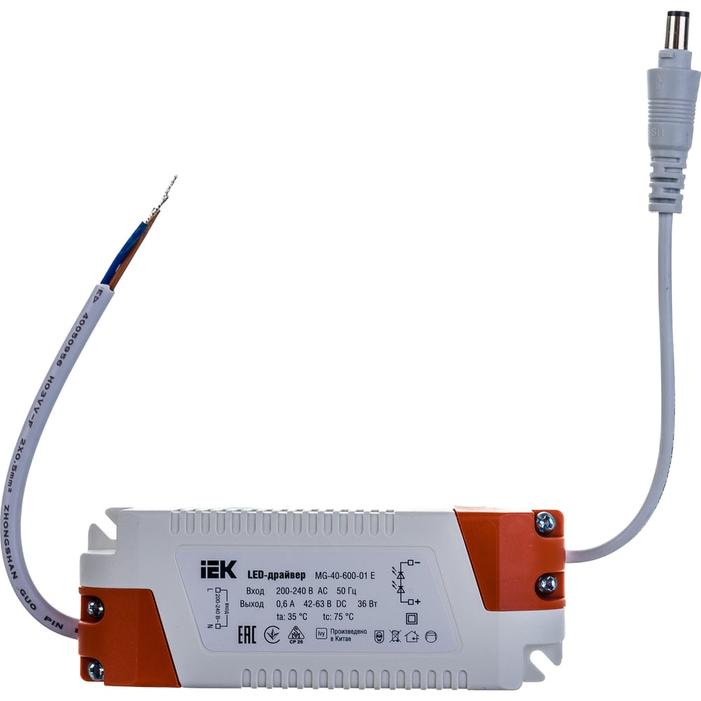 Led-драйвер для LED светильников IEK - LDVO0-36-0-E-K01