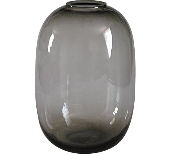 Изображение товара Ваза Gipfel GLEAM 30x20 см. Материал: стекло. Цвет: серый 43176
