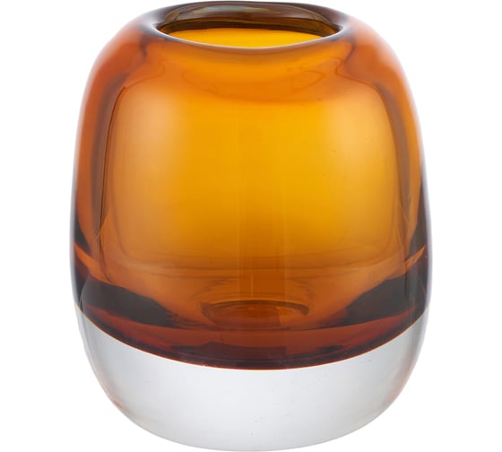 Изображение товара Ваза Gipfel ACORN 17x12 см. Материал: стекло. Цвет: коричневый 43185