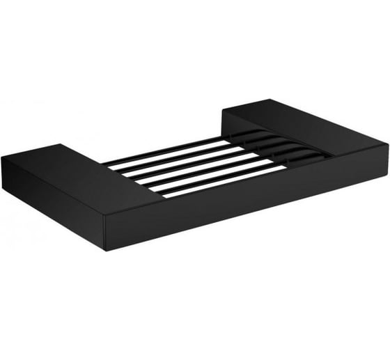 Изображение товара Прямоугольная мыльница Aquanet 5611MB черн.мат 00241904