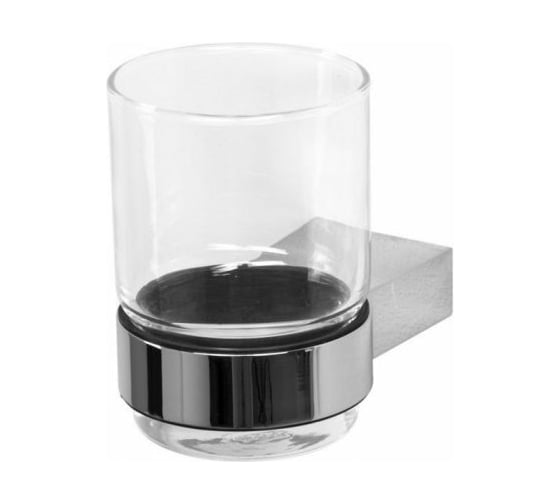 Изображение товара Стакан с держателем Aquanet 5684 хром, стекло 00187060