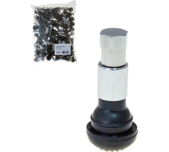 Изображение товара Хромированный вентиль для дисков  NORM 100шт/упак TR-413 C