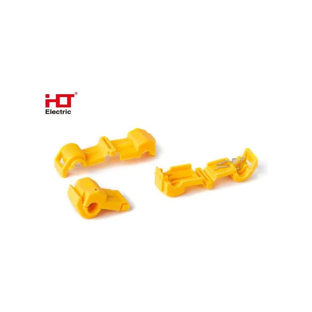 Изображение товара Зажим-ответвитель HLT ОВ T-3 2.5-6.0 мм² желтый (2уп./200 шт) 084-12-012
