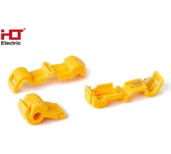 Изображение товара Зажим-ответвитель HLT ОВ T-3 2.5-6.0 мм² желтый (2уп./200 шт) 084-12-012